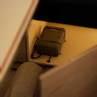 Montage av transformator i husvagn