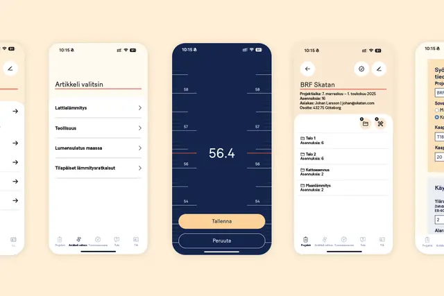 Taysin uusi Garantera nyt sovelluksena