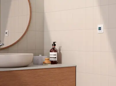 Hotellbadrum, komfortgolvvärme